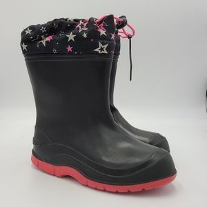 Unbranded Insulated Rain Boot Girl Toddler 11 good used condition , lined